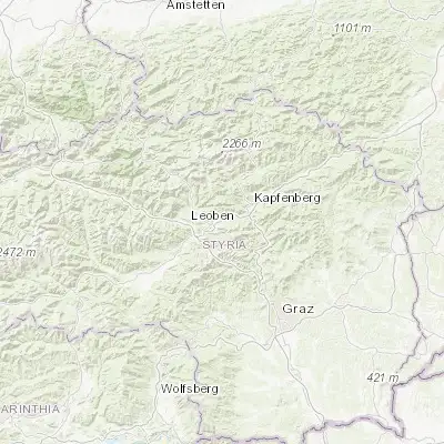 Map showing location of Niklasdorf (47.383330, 15.150000)
