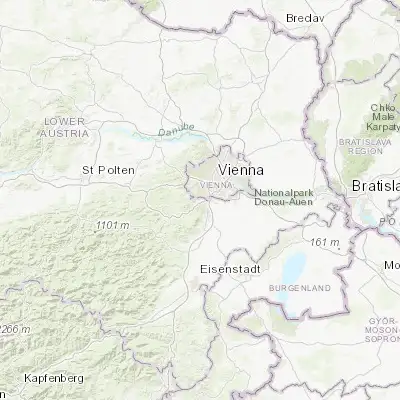 Map showing location of Perchtoldsdorf (48.119350, 16.266070)