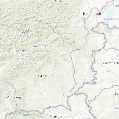 Map showing location of Pöllau (47.300000, 15.833330)