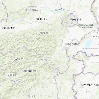 Map showing location of Puchberg am Schneeberg (47.787090, 15.913520)