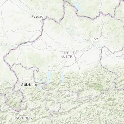 Map showing location of Schwanenstadt (48.055370, 13.775050)
