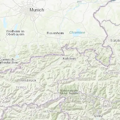 Map showing location of Schwoich (47.546000, 12.140490)