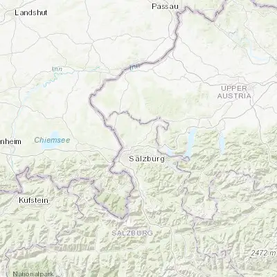 Map showing location of Seekirchen am Wallersee (47.900000, 13.133330)