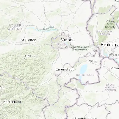 Map showing location of Trumau (47.993480, 16.342680)