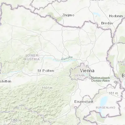 Map showing location of Tulln (48.328290, 16.058580)