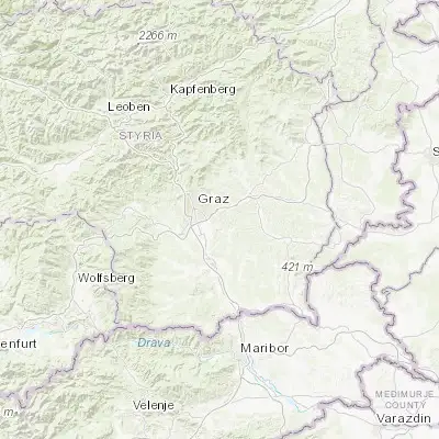 Map showing location of Vasoldsberg (47.016340, 15.558350)
