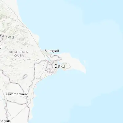 Map showing location of Balakhani (40.463440, 49.918930)