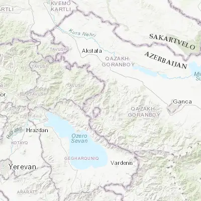 Map showing location of Çatax (40.726220, 45.559190)
