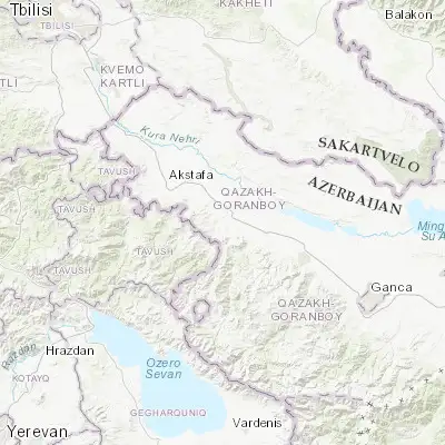 Map showing location of Dondar Quşçu (40.953900, 45.619420)