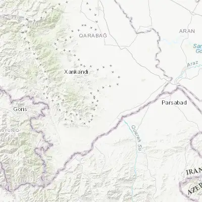 Map showing location of Fizuli (39.600940, 47.145290)