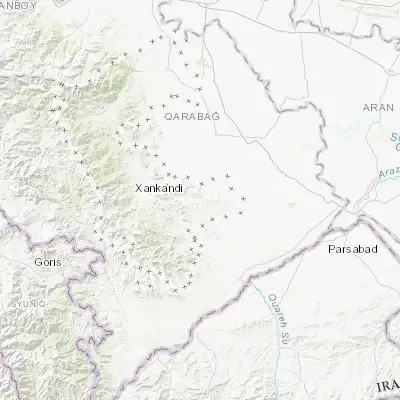 Map showing location of Novyy Karanlug (39.794960, 47.111700)