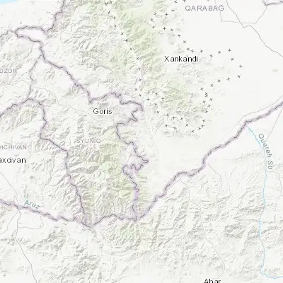 Map showing location of Qubadlı (39.344410, 46.581830)
