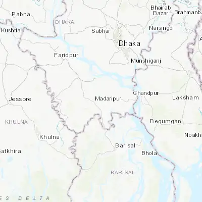 Map showing location of Madaripur (23.170970, 90.209350)