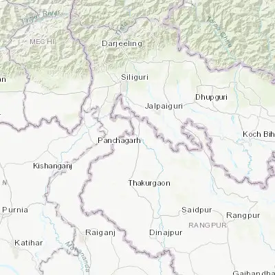 Map showing location of Panchagarh (26.333380, 88.557770)