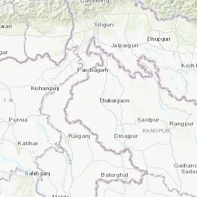 Map showing location of Thākurgaon (26.030970, 88.469890)