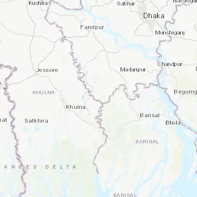 Map showing location of Tungipāra (22.899830, 89.903260)