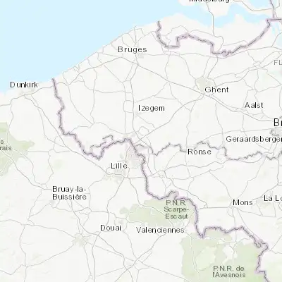 Map showing location of Aalbeke (50.778480, 3.229520)