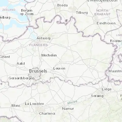 Map showing location of Aarschot (50.987150, 4.836950)