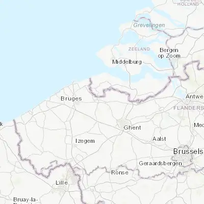 Map showing location of Adegem (51.205090, 3.495400)