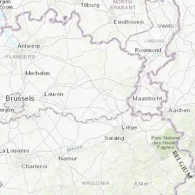 Map showing location of Alken (50.875530, 5.305580)