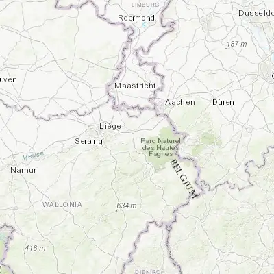 Map showing location of Andrimont (50.612980, 5.882940)