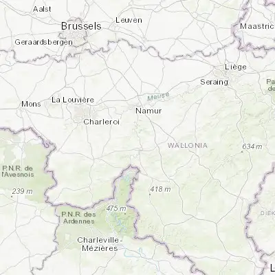 Map showing location of Anhée (50.310390, 4.878270)