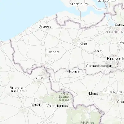 Map showing location of Anzegem (50.837000, 3.477860)