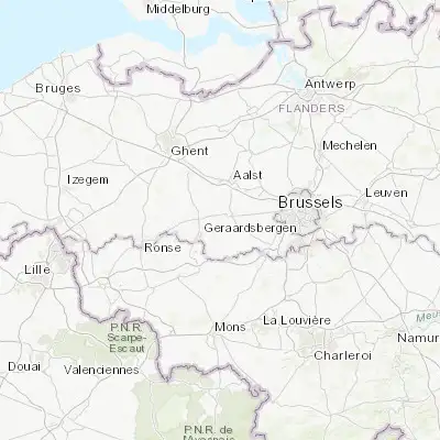 Map showing location of Appelterre-Eichem (50.815970, 3.978080)