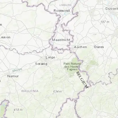 Map showing location of Battice (50.647340, 5.821040)