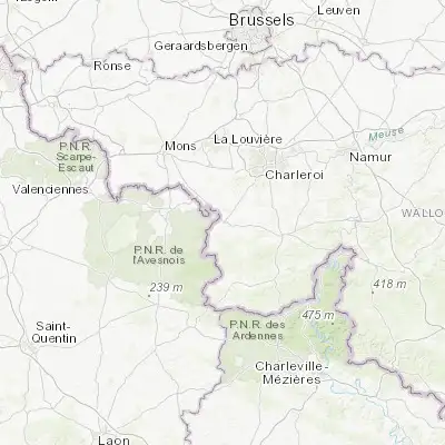 Map showing location of Beaumont (50.236990, 4.239260)