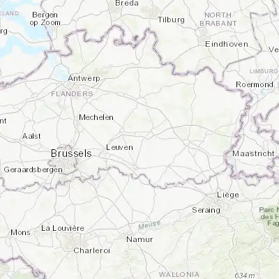 Map showing location of Bekkevoort (50.940740, 4.969000)