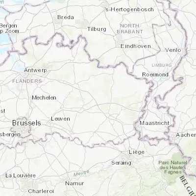Map showing location of Beringen (51.049540, 5.226060)