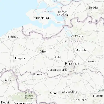 Map showing location of Berlare (51.033330, 4.000000)