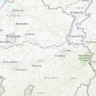 Map showing location of Berloz (50.698290, 5.212360)