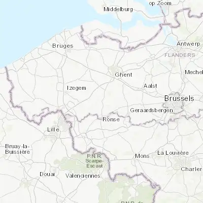 Map showing location of Bevere (50.849600, 3.587300)