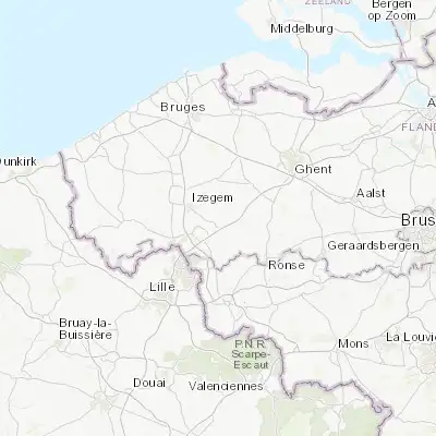 Map showing location of Beveren-Leie (50.875380, 3.340340)