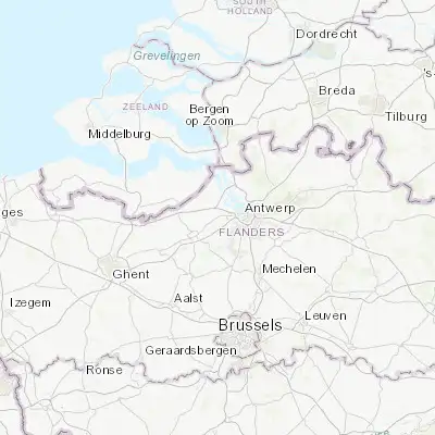 Map showing location of Beveren (51.211870, 4.256330)