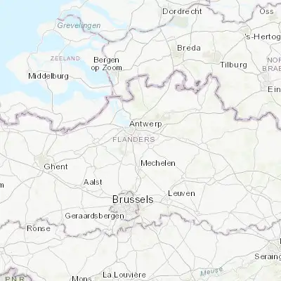 Map showing location of Boechout (51.159590, 4.491950)