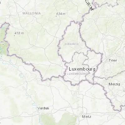 Map showing location of Bonnert (49.711310, 5.818650)
