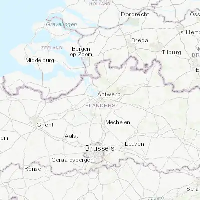 Map showing location of Borgerhout (51.209570, 4.435390)