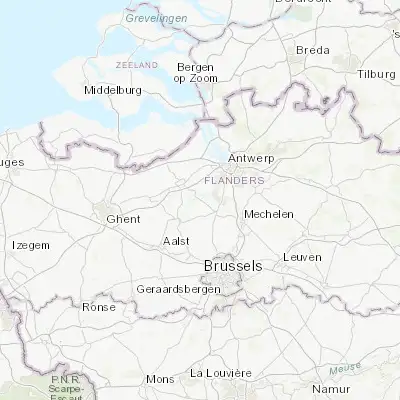 Map showing location of Bornem (51.097160, 4.243640)