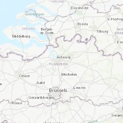 Map showing location of Borsbeek (51.196610, 4.485430)