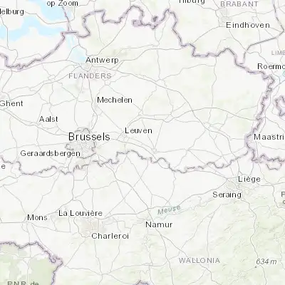 Map showing location of Boutersem (50.841050, 4.833670)
