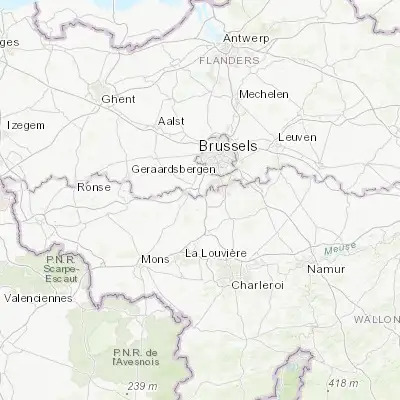 Map showing location of Braine-le-Château (50.679900, 4.273850)