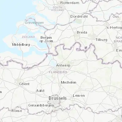 Map showing location of Brasschaat (51.291200, 4.491820)