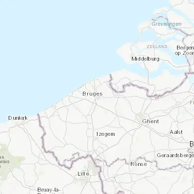 Map showing location of Brugge (51.208920, 3.224240)