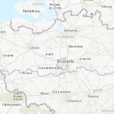 Map showing location of Brussegem (50.925600, 4.266820)