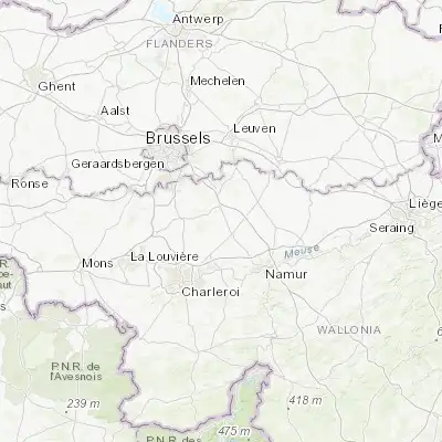 Map showing location of Chastre-Villeroux-Blanmont (50.608570, 4.641980)