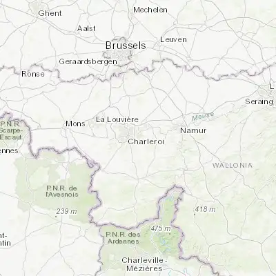 Map showing location of Châtelet (50.403380, 4.528260)