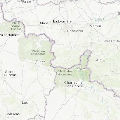 Map showing location of Chimay (50.048560, 4.317120)